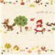 Rotkäppchen Canvas Märchen Stoff von Kokka Japan 1