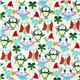 Michael Miller Christmas fabric Santa Claus owls 2