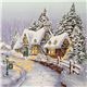 Michael Miller Christmas fabric Snowy Chateau 1