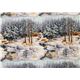 Michael Miller Christmas fabric Snowy Woods 2