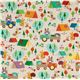 Michael Miller USA designer fabric Critter Camp child 2