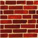 Michael Miller designer fabric red bricks Gnomes 1