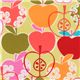 Michael Miller designer flannel fabric Bite Me apple 1