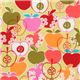 Michael Miller designer flannel fabric Bite Me apple 2