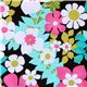Michael Miller fabric Alice multicolored flowers 1