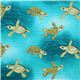 Michael Miller fabric Aqua Surf's Up sea turtles Fabric by Michael ...