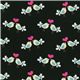 Michael Miller Stoff Black Lovebirds Vgelchen 1