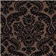 Michael Miller fabric Dainty Damask brown-black 1