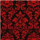 Michael Miller fabric Dandy Damask black-red 1