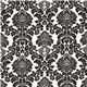 Michael Miller fabric Delovely Damask black-white 2