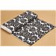 Michael Miller fabric Delovely Damask black-white 3