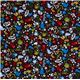 Michael Miller fabric Don't eat me skulls monsters 2