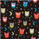 Michael Miller fabric Espresso Night Owls 2