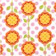 Michael Miller fabric Mod Blooms flowers by Patty Young 1