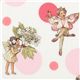 Michael Miller fabric Morning Dots pink flower fairy 1