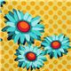 Michael Miller fabric Mustard Daisy Dot by Patty Young 1