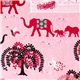 Michael Miller fabric Parade Day elephant family tree 1