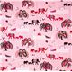 Michael Miller fabric Parade Day elephant family tree 2