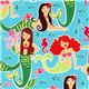 Michael Miller fabric Sea Beauties mermaid fish 1