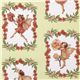 Michael Miller fabric Sweet Fairies green flower fairy 1