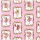 Michael Miller fabric Sweet Fairies rosa flower fairy 2