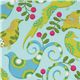 Michael Miller fabric aqua Pretty Bird doves 1