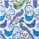 Michael Miller fabric blue Pretty Bird doves 2