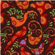 Michael Miller fabric brown Pretty Bird doves 1
