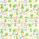 Michael Miller Stoff tauchender Frosch mit Fischen 2