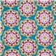 Michael Miller Stoff teal blau-grün Emmaline Mandala 2