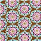 Michael Miller fabric toffee brown Emmaline mandala 2