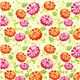 Michael Miller fabric with big flowers green by Patty Young 2