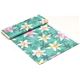 Michael Miller fabric with lily flower turquoise Patty Young 3