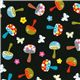 Michael Miller flannel fabric Mini Mushrooms toadstools 1