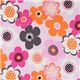 Michael Miller flannel fabric Modern Flora flowers 1