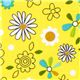 Michael Miller flower fabric small daisies 1