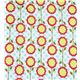 Michael Miller knit fabric Mod Blooms sunflowers 2