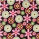 Michael Miller laminate oilcloth fabric Carnival Bloom 2