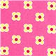 Michael Miller premium laminate fabric flower dot green 1