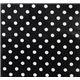 Michael Miller premium laminate fabric white dots 2