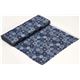 Robert Kaufman fabric with blue flower ornament silver 3