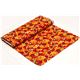Robert Kaufman fabric with red and yellow flowers 3