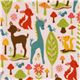 animal flannel fabric deer squirrel Riley Blake USA 1