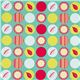 aqua Michael Miller fabric Mod Dots by Patty Young 2