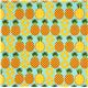 aqua pineapple fruit fabric Timeless Treasures from the USA 2
