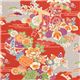 beautiful Japanese Flowers Kokka Canvas Fabric Japan 1