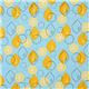 beautiful light blue lemon fabric Robert Kaufman 2