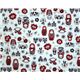 beautiful matryoshka dolls Kokka fabric Japan babushka 2