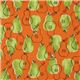 beautiful orange pears fabric Robert Kaufman 2