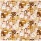 beautiful rabbit linen fabric with ornaments from Japan 2